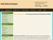 Tablet Screenshot of mulchsolutions.com